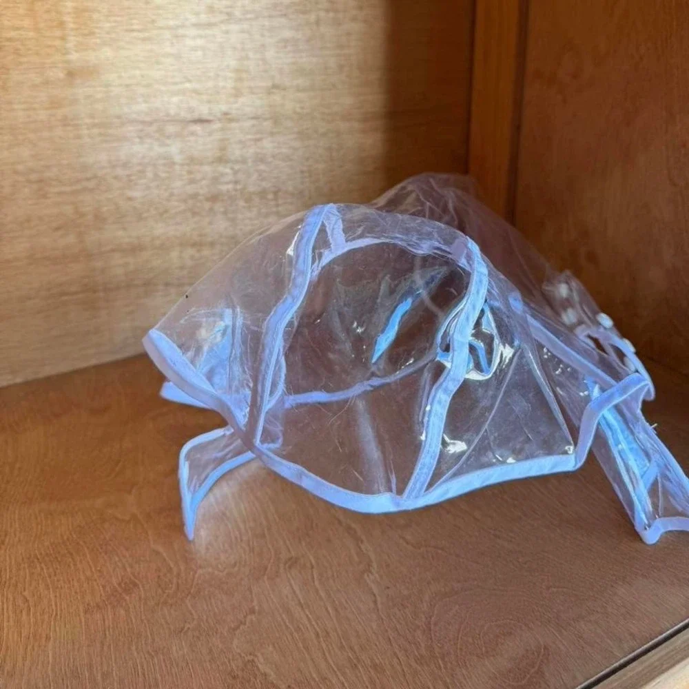 Clear Transparent Dog Raincoat | Waterproof Pet Poncho